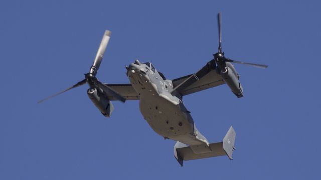 Bell V-22 Osprey (08-0051) - CV-22 during flyover at Amarillo, Texas.  Serno 91042, tail number 08-0051.