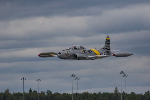 Lockheed T-33 Shooting Star (N133HH) - Lockheed T-33 Shooting Star (N133HH, 21452) at Arctic Thunder Airshow, July 31, 2016