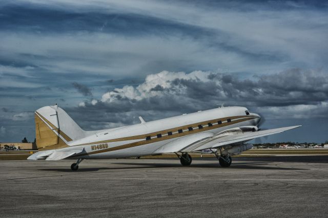 Douglas DC-3 (N146RD) - Lee County Mosquito Control District turbine DC-3 in KAPF. 2-02-2019