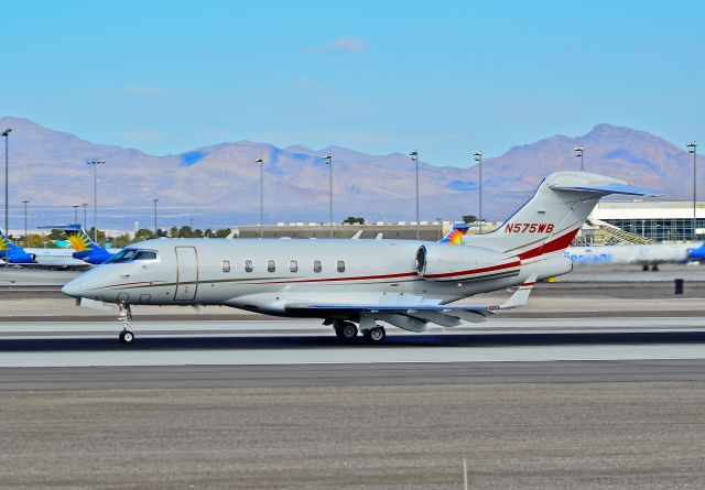 Bombardier Challenger 300 (N575WB) - N575WB 2005 Bombardier BD-100-1A10 Challenger 300 C/N 20075 -  Las Vegas - McCarran International (LAS / KLAS) USA - Nevada, December 03, 2011 Photo: Tomás Del Coro