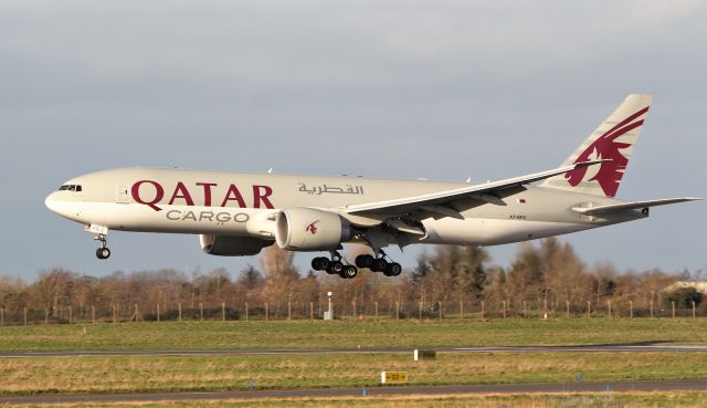 Boeing 777-200 (A7-BFG) - qatar cargo b777-fdz a7-bfg landing at shannon 20/1/20.