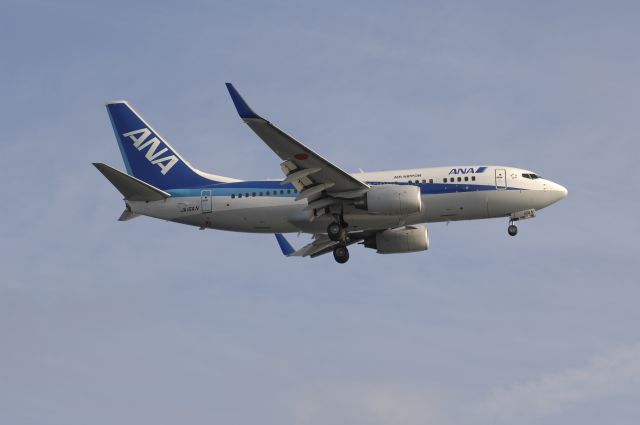 Boeing 737-800 (JA16AN) - Final Approach to Haneda Intl Airport R/W22 on 2010/11/30 ANA c/s