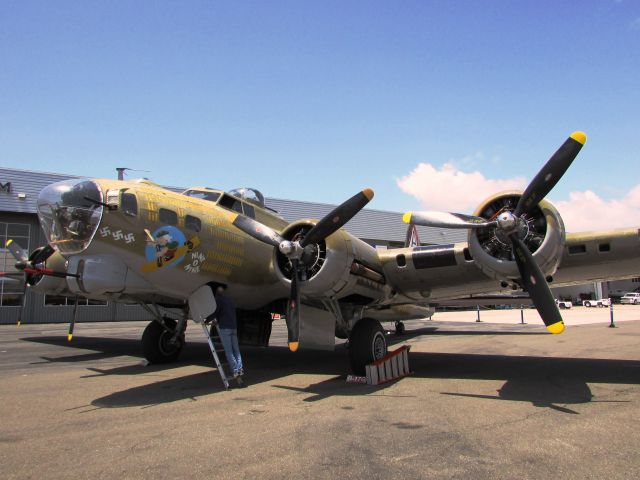 Boeing B-17 Flying Fortress (N93012) - On temporary display at Lyon Air Museum, Costa Mesa, CA