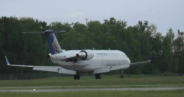 Canadair Regional Jet CRJ-200 (N652BR) - Shown here is this 2000 United Express Canadair Regional Jet 200LR from the Spring of 2022.