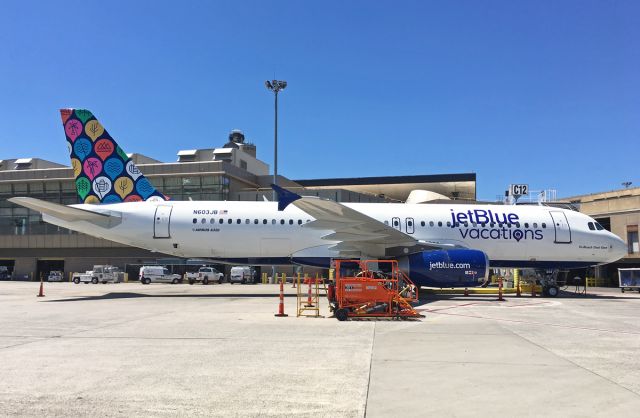 Airbus A320 (N603JB) - JetBlue Vacations Special livery