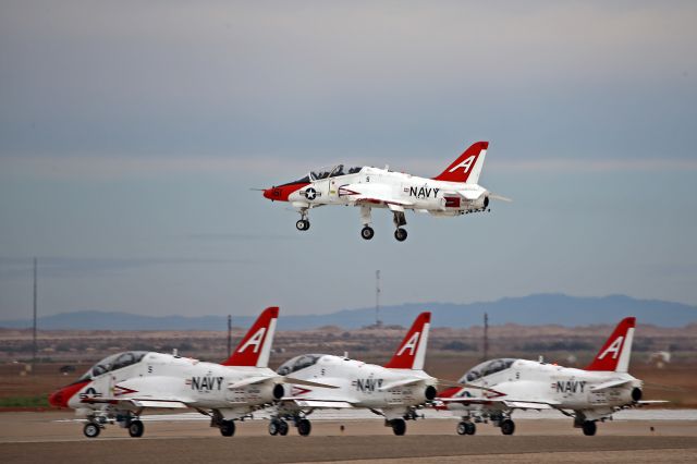 Boeing Goshawk — - T-45 pilots training hard at NAS El Centro, CA