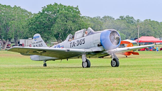 North American T-6 Texan (N365TA) - North American T-6G at Pioneer Flight Museum's Wings and Wheels FlyIn May 2023 at Kingsbury Aerodrome Tx.