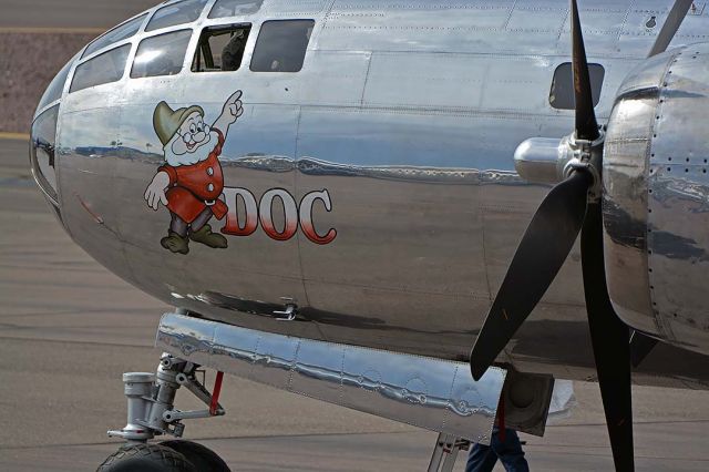 Boeing B-29 Superfortress (N69972) - Boeing B-29 Superfortress N69972 Doc arrived at the Deer Valley Airport on September 16, 2019. It will make revenue flights on September 17 and 18. 