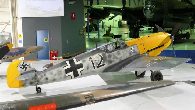 MESSERSCHMITT Bf-109 (BLACK12) - Photo taken on June 27, 2019 at Hendon Museum in London