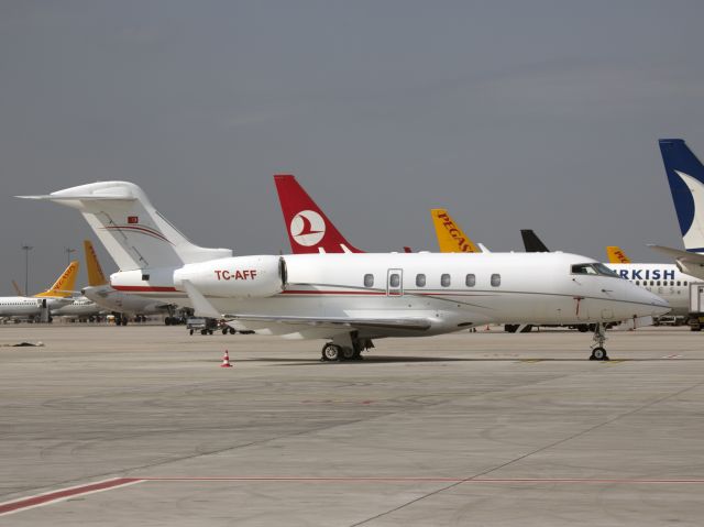 Bombardier Challenger 300 (TC-AFF) - Sabiha Gökçen airport, Istanbul, Turkey | 15 SEP 2014.