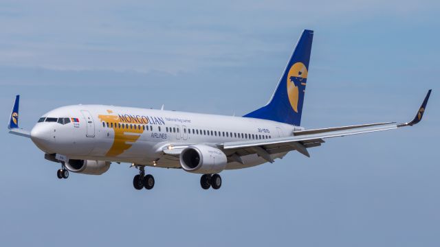 Boeing 737-800 (JU-1015) - MIAT Mongolian Airlines Boeing 737-8SH (JU-1015) arriving into Perth on Runway 03 today travelling from Ulaanbaatar (UBN/ZMCK) via Ho Chi Minh City (SGN/VVTS).