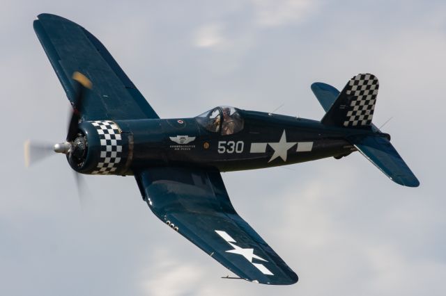 N9964Z — - Ray Fowler piloting Commemorative Air Force Dixie Wing's F4U-1D Corsair #530 at Thunder Over Michigan 2019