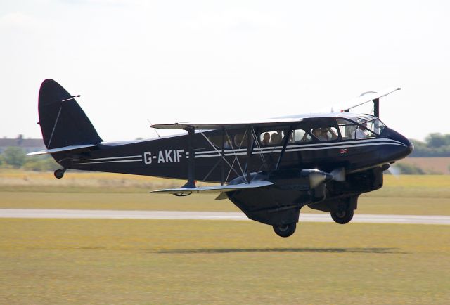 De Havilland Dragon Rapide (G-AKIF) - de Havilland DH-89A Dragon Rapidebr /Manufactured in 1944, UKbr /Photo: 11.07.2015