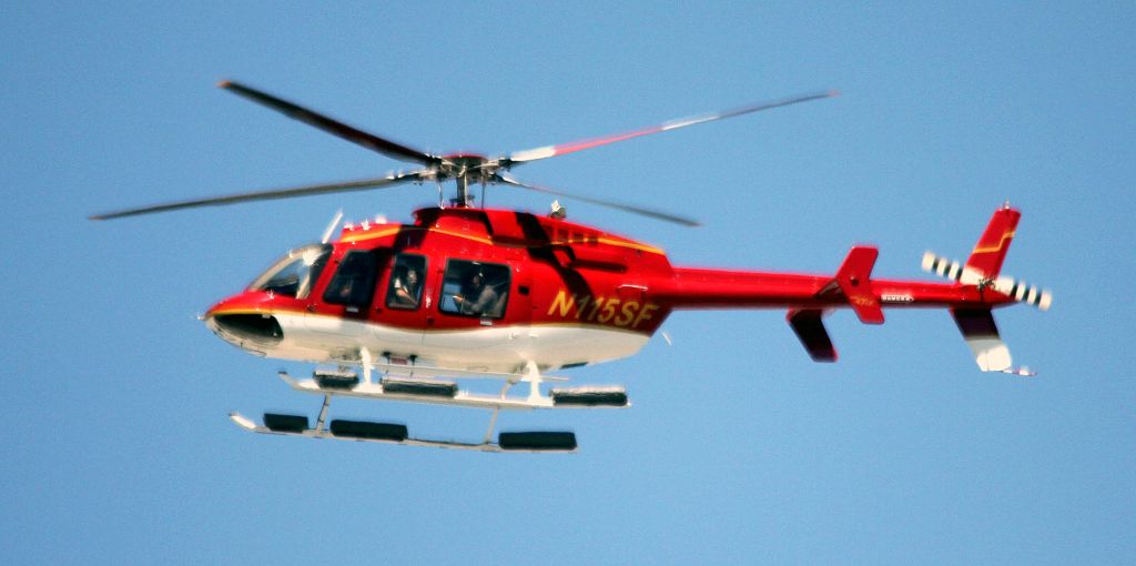 Bell 407 (N115SF) - In flight to KJMC (Sausalito, CA)   07-11-2015