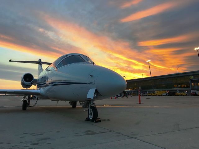 Beechcraft Beechjet (N481TM) - 3 Year Anniversary of OneJet’s first commercial service, 4/6/18