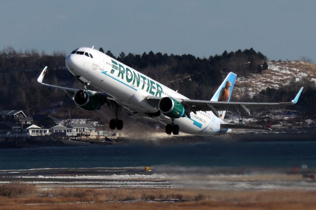 Airbus A321 (N723FR) - 'Frontierflight 1239' to Orlando departing on 33L