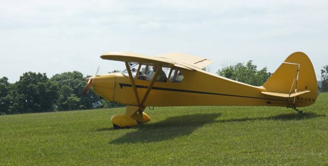 Piper PA-17 Vagabond Trainer (N4846H) - Taxiing for departure is this 1948 Piper PA-17 Vagabound Trainer in the Spring of 2024.