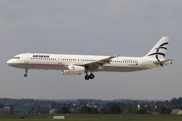Airbus A321 (SX-DNF)