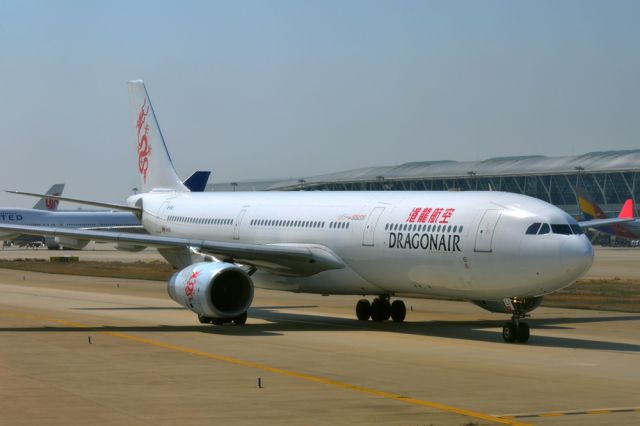 Airbus A330-300 (B-HLI) - Taxiing to the gate; 22nd March, 2014; around 10:15am