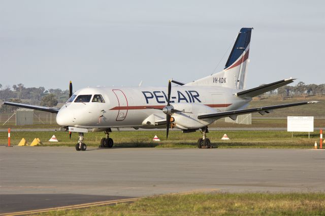 Saab 340 (VH-KDK) - Pel-Air (VH-KDK) Saab 340A parked at Wagga Wagga Airport.