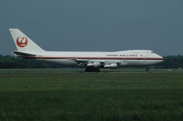 Boeing 747-200 (JA8113) - Departure at Narita Intl Airport Rwy16 on 1991/08