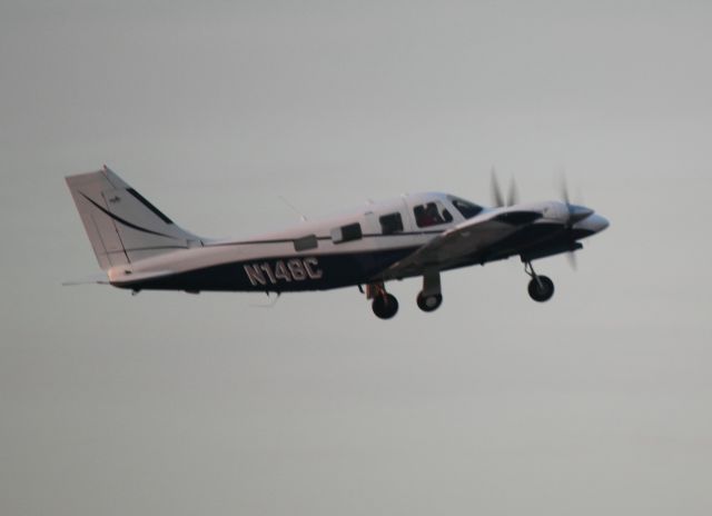 Piper Seneca (N148C) - Taking off from FTY on 02/15/2011