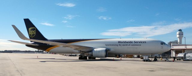 BOEING 767-300 (N313UP) - Nice to see UPS trying out new types of planes in CLT, last month it was the MD-11br /br /2/14/19