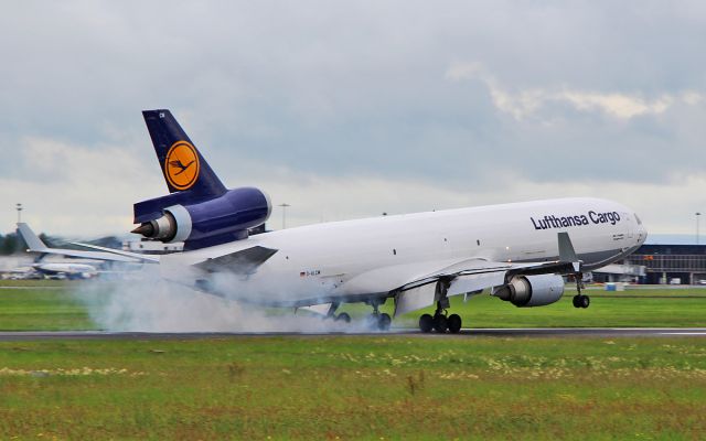 Boeing MD-11 (D-ALCM) - lufthansa cargo md-11f d-alcm landing at shannon from jfk 10/7/17.