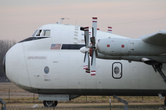 N896U — - Universal Argosy Freighter at the Yankee Air Museum. I am worried that the one cockpit window is open, allowing the elements, and birds/bats to get in there.