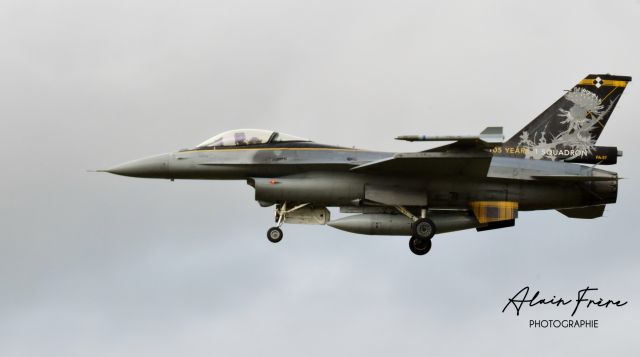Lockheed F-16 Fighting Falcon — - retour du décoré sur la base