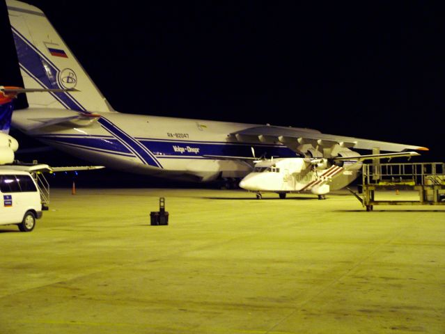 Antonov An-12 (RA-82047) - AN-124 landed at CAE with cargo for a manufacturing plant. These guys landed in 0/0 conditions no one else would land in