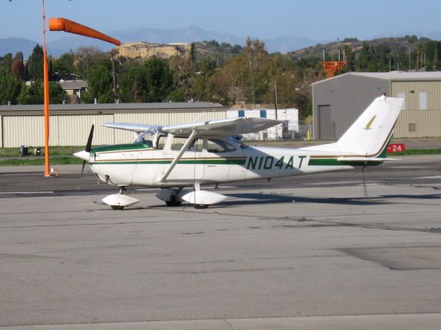 Cessna Skyhawk (N104AT) - Parked at Fullerton