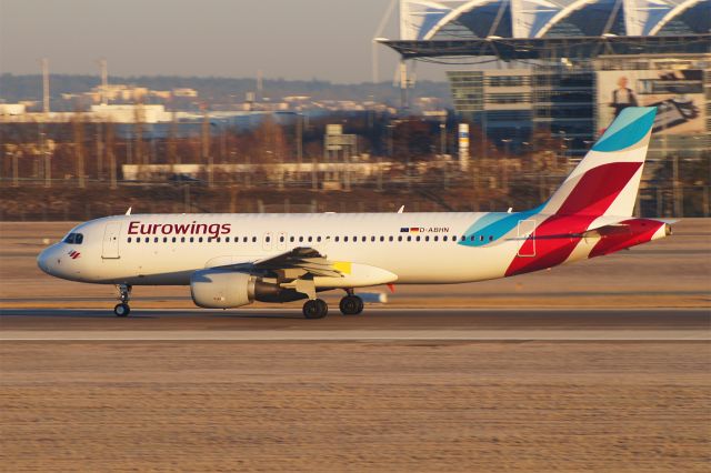 Airbus A320 (D-ABHN) - Airbus A320-214, Eurowings, D-ABHN, EDDM Airport München Franz Josef Strauss, 19. Febr. 2019 