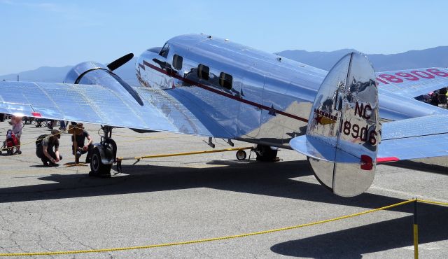 Lockheed L-12 Electra Junior (NC18906) - Chino Air Show - 2018