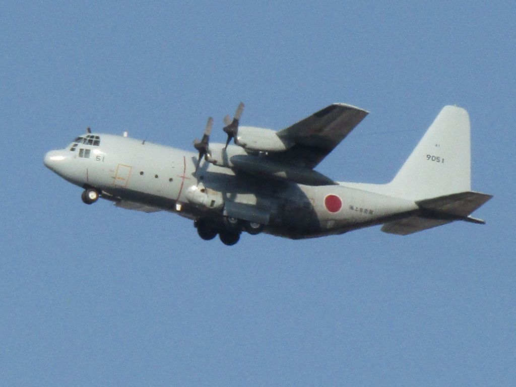 Lockheed C-130 Hercules (N9051) - Zama,Kanagawa,Japan