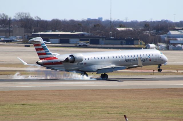 Canadair Challenger (N550NN) - Smoke...  on!