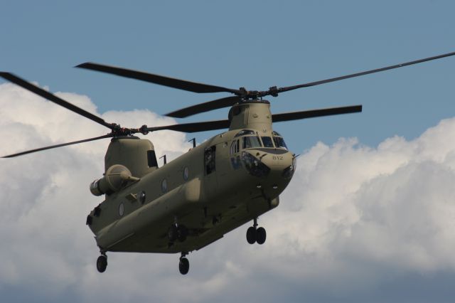 — — - Army Chinook at Hardwood Range WI