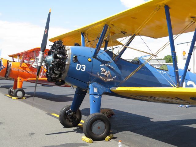 Boeing PT-17 Kaydet (N46592) - Boeing PT-17 Kaydet Stearman at Manassas Air Show 2015 Bealeton Flying Circus