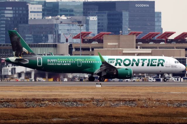 Airbus A321neo (N605FR) - America's Green Airline livery