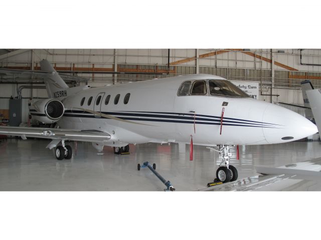 Hawker 800 (N259RH) - Great biz jet with a stand up cabin.
