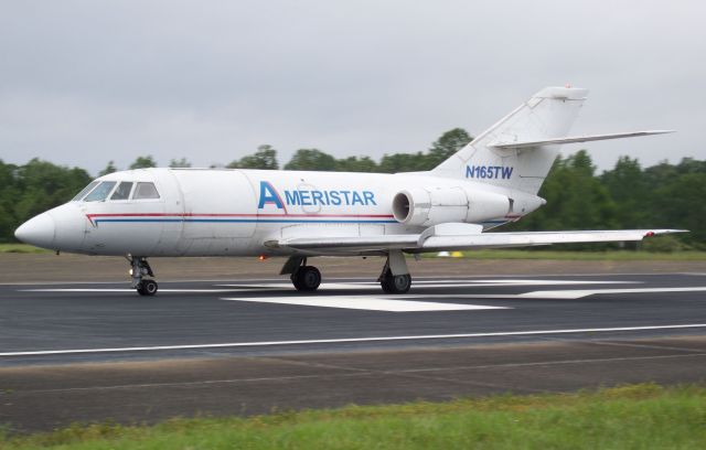 Dassault Falcon 20 (N165TW) - Aircraft departing after a 3+ week stay at THA after a aircraft malfunction.