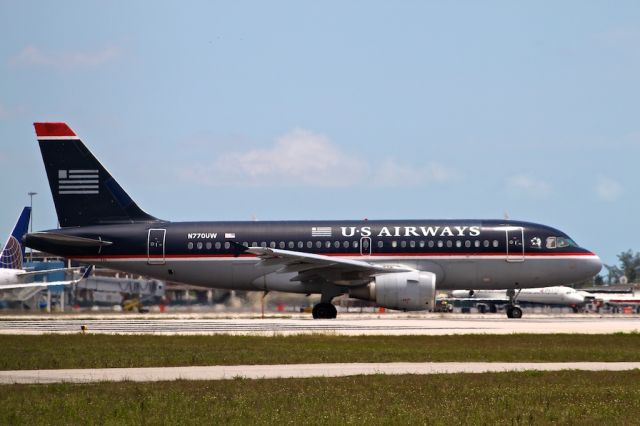 Airbus A319 (N770UW) - US Airways