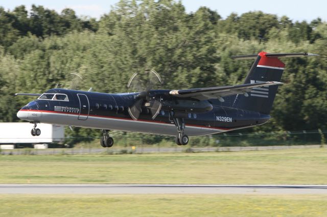 de Havilland Dash 8-300 (N329EN) - August 6, 2010 - arrived Albany