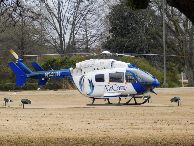 KAWASAKI EC-145 (N14UH) - UMMC AirCare’s only Eurocopter H145 making a super rare visit at the Bolivar Medical Center 