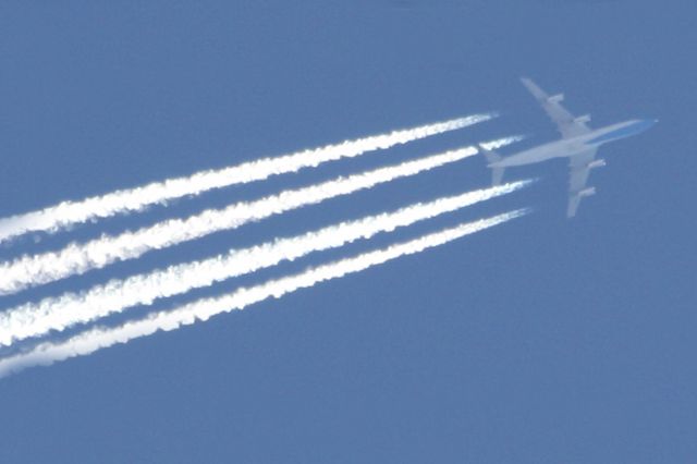 Airbus A340-300 (LV-CSD) - OVER SVJC VENEZUELA FL400  EZE-MIA