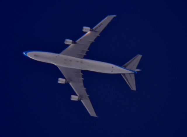 Boeing 747-400 (PH-BFV) - KLM 685 Amsterdam Schiphol to Lic. Benito Juarez Intl over Cleveland 36,000 ft. 09.22.15.