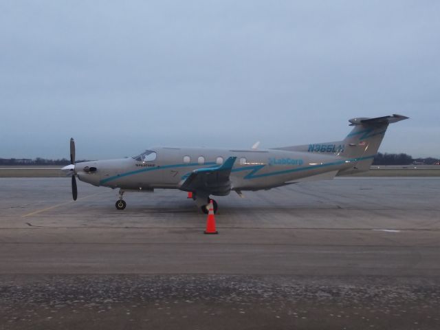 Pilatus PC-12 (N365LH) - From the flight school