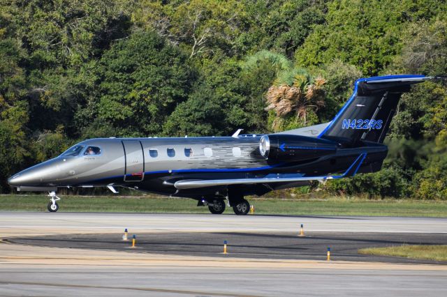 Embraer Phenom 300 (N422RS) - Embraer Phenom 300 owned by SSI Diagnostics arriving into the Tampa International Airport (TPA) on 11/10/2020br /br /** First Photo of N422RS on FlightAware **