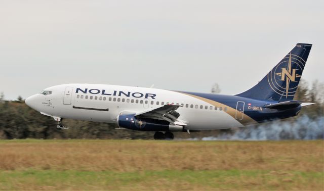 Boeing 737-200 (C-GNLN) - nolinor aviation b737-2b6c(a) c-gnln landing at shannon from casablanca 20/3/20.