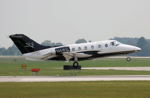 Beechcraft Beechjet (N41FD) - Landing Rwy 27, London ON.